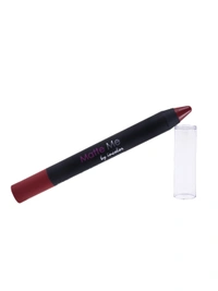 Incolor Matte Me Crayon Pencil Lipstick 18 Dark Era | Deep Matte Finish & Creamy Texture | Long-Lasting Wear & Precise Crayon Design | Lightweight Formula for All-Day Comfort