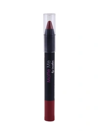 Incolor Matte Me Crayon Pencil Lipstick 18 Dark Era | Deep Matte Finish & Creamy Texture | Long-Lasting Wear & Precise Crayon Design | Lightweight Formula for All-Day Comfort