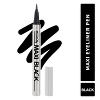 Incolor Maxi Pen Eyeliner 2gm Shade 01 Black for Women | Highly Pigmented | Long Lasting | Smudge Proof | Easy Sketch Tip | Matte Finish