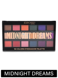 Incolor Midnight Dreams 18 in 1 Color Eyeshadow Palette 25g, Shade 03 | Waterproof Eye Makeup | Matte & Glitter Finish | Multicolor Shades