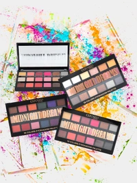 Incolor Midnight Dreams 18 in 1 Color Eyeshadow Palette 25g, Shade 03 | Waterproof Eye Makeup | Matte & Glitter Finish | Multicolor Shades