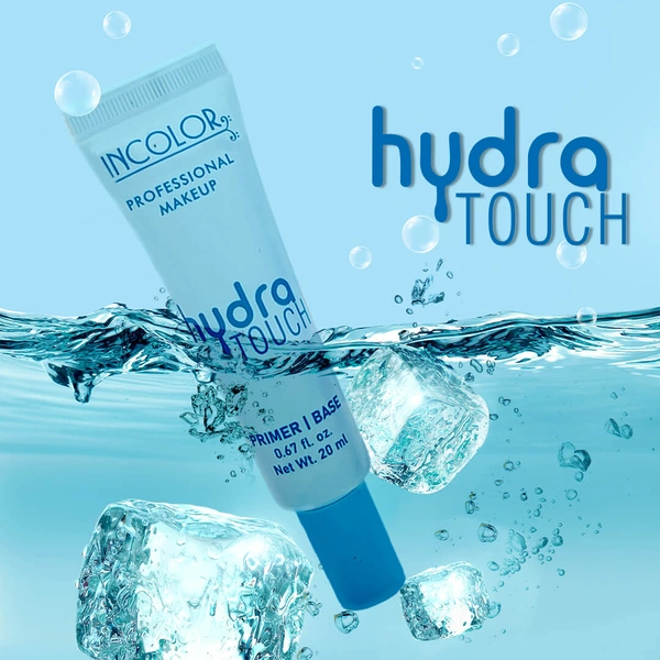 Incolor Professional Makeup Primer Hydra Touch Primer 20ml | Lightweight Gel Formula | Minimizes Pores | Smooth Velvet Base | Hydrating & Long-Lasting Makeup Primer