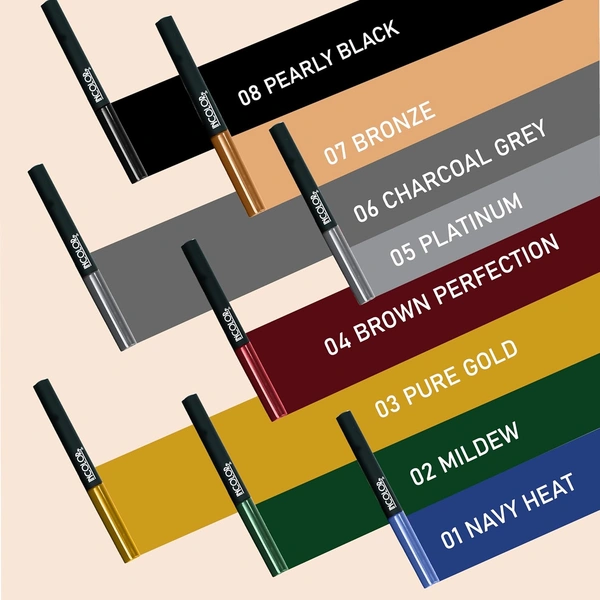 Incolor Stroke Maker Eyeliner Shade 19 Jalapeno Green | Intense Matte Finish | Quick Dry & 24HR Long Lasting | Waterproof & Smudgeproof | Fine Tip Precision