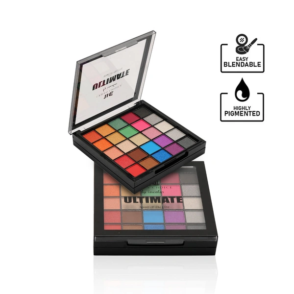 Incolor Urban Choice Ultimate Makeup Palette with Highly Pigmented Matte & Shimmer Shades | Smooth Blendable Texture | Long Lasting Makeup Kit for Women