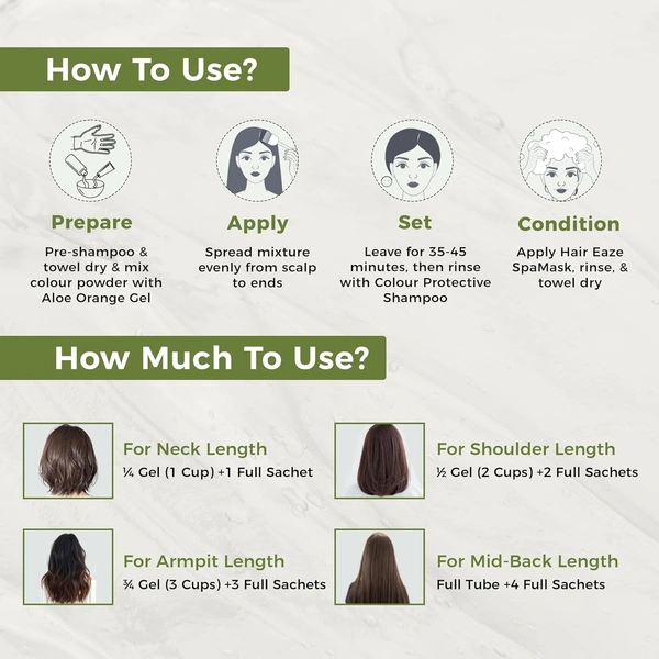 Indus Valley INDUS VALLEY Damage Free Natural Gel Hair Colour 220ml Black 1.00 for Women & Men | 100% Grey Coverage | No Ammonia, No PPD | Organic Herbal Based Conditioning Hair Color