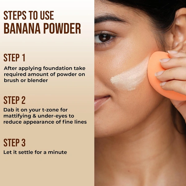 Insight Banana Loose Powder 40g | Make Up Setting Powder | for Matte, Bright Finish | Oil Control and Flawless Look | Reduces Shine | Long-lasting | Radiant complexion powder | 40g