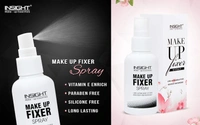 Insight Makeup Fixer Spray 75ML | Enriched with Vitamin E | Long-Lasting, Non-Sticky & Refreshing | Paraben & Silicone Free | Smudge-Proof & Lightweight Formula