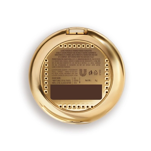 Lakme 9 to 5 Primer + Matte Powder Foundation Compact 9g, Rose Silk | Covers Blemishes & Lightweight | Long Lasting, Smooth Finish & Oil Control