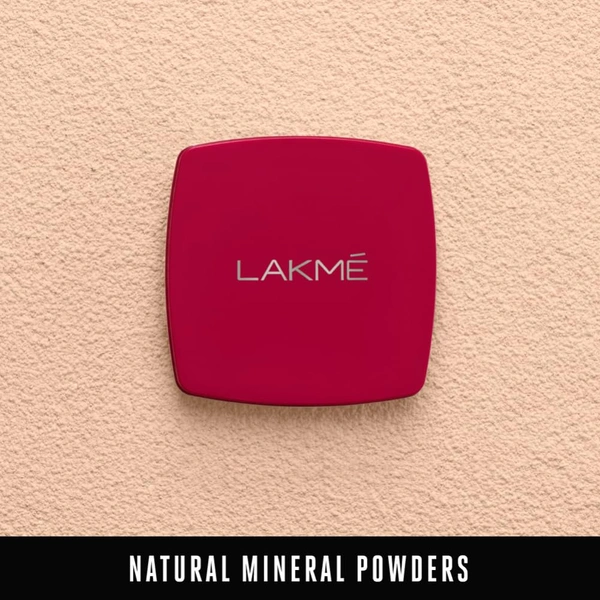 Lakme Forever Matte Compact Powder Natural Coral 9g | Smooth Matte Finish | 12 Hour Oil Control, Even Tone | Lightweight Daily Wear for All Skin Types