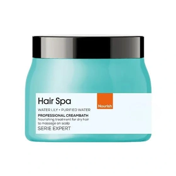 L'Oréal Professionnel Loreal Professional Hair Spa Deep Nourishing- 490g | Enriched Water Lily & Purified Water | Hydrating Hair Mask | Frizz-Free Hair | Deep Repair for Dry Hair | Soft and Shiny Hair | Salon-Like Treatment at Home (Note:By Including Additional Weight charge of Product is 99/-)