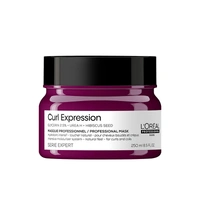 L'Oreal Professionnel Curl Expression Hair Mask 250ml For Curly & Coily Hair | Intense Moisturizing & Hydrating | Deep Nourishment, Anti Frizz, Shine Boost, Salon Results