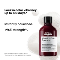 L'Oreal Professionnel Vitamino Color Spectrum Shampoo 300ml For All Coloured Hair With Ferulic Acid & Citric Acid | Locks Day 1 Color Vibrancy | Salon Colour Care