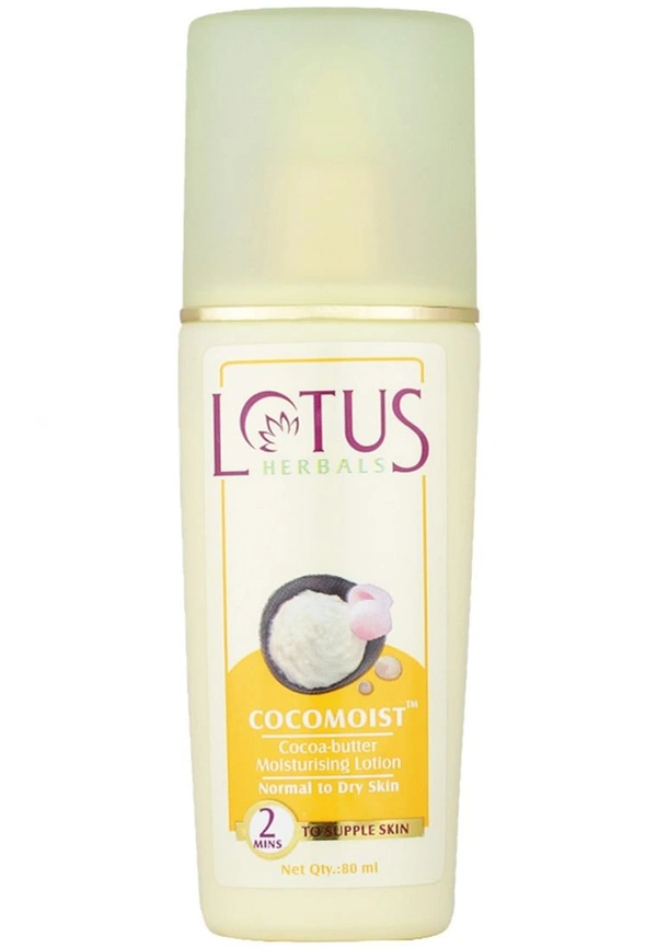 Lotus Herbals Cocomoist Cocoa-Butter Moisturising Lotion, 80 ml