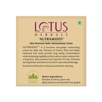 Lotus Herbals Nutramoist Skin Renewal Daily Moisturizing Cream (50g) | SPF 25 | Hydrates & Nourishes All Skin Types | Provides Sun Protection & Skin Renewal