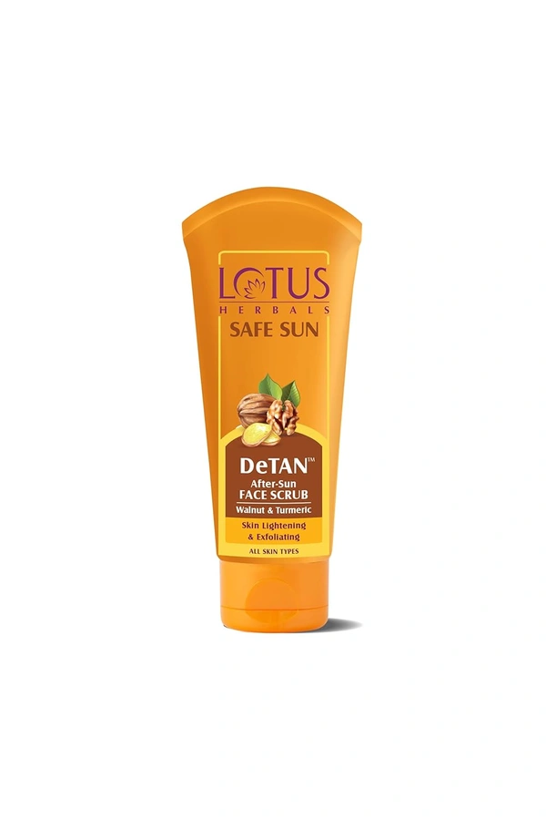 Lotus Herbals Safe Sun DeTAN After-Sun Face Scrub, 100 gm