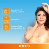 Lotus Herbals Safe Sun Silk Touch Mattifying Uv Cream PA+++, SPF 50, UVA & UVB 75 gm