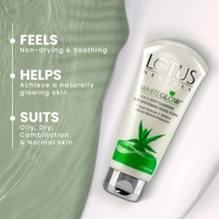 Lotus Herbals White Glow 3 in 1 Deep Cleansing Skin Whitening Facial Foam, 100g