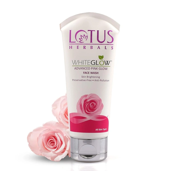 Lotus Herbals White Glow Advanced Pink Glow Face Wash, 100 gm