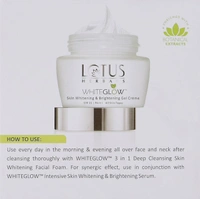 Lotus Herbals White Glow Skin Brightening & Whitening Gel Creme SPF 25 PA+++, 60 gm