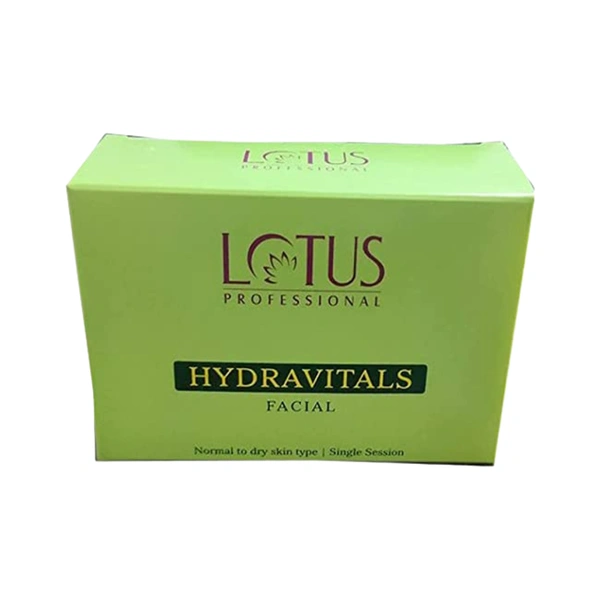 Lotus Professional Hydravitals Facial Kit | Intense Hydration & Moisture Balance | Revitalizes Dry, Dehydrated Skin | Professional Spa Glow at Home | For All Skin Types