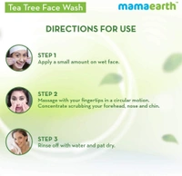 Mamaearth Tea Tree Face Wash with Neem-100ml | for Acne & Pimples | Paraben & SLS Free | Oil Control Face | Deep Cleansing | Hydrating | Non-Drying | Blemish-Free Skin | Smooth & Soft | for All Skin Types