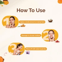 Mamaearth Ubtan Natural Face Wash 100ml | with Turmeric & Saffron | for Tan Removal & Skin Brightening | Sun Damage Repairs | Sulfate-Free | Glow-Boosting | Non-Drying | For All Skin Types