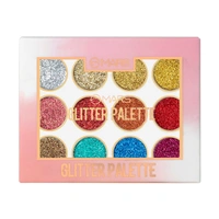 Mars 12 Shade Ultra Pigmented Glitter Eyeshadow Palette 02 Multicolor , 12g | Long-Wearing | Easily Blendable | High Shine Shimmery | Multicolor Eye Makeup