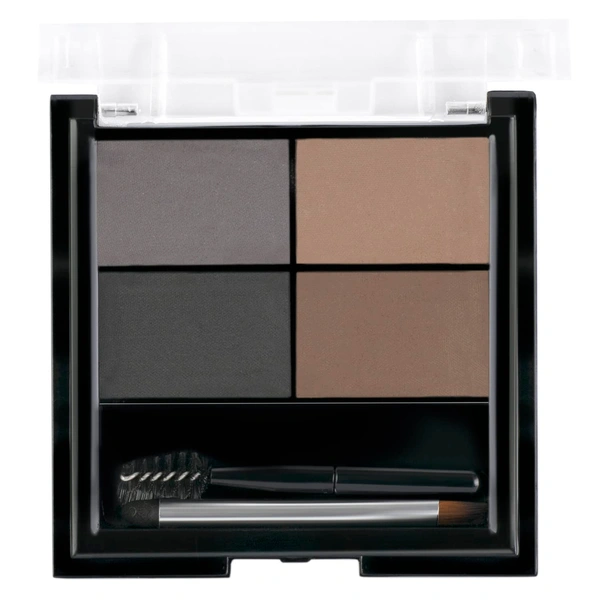 Mars Eyebrow Powder Cake 4-in-1 with Angled Brush & Spoolie (8g)| Long-Lasting | Waterproof Formula