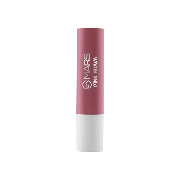 Mars Aqua Splash Tinted Lip Balm 04-PINK GUAVA with Shea Butter 3g | Jojoba Oil & Vitamin E | Passion Fruit Flavor | Moisturizing, Non-Sticky & Nourishing for Chapped Lips