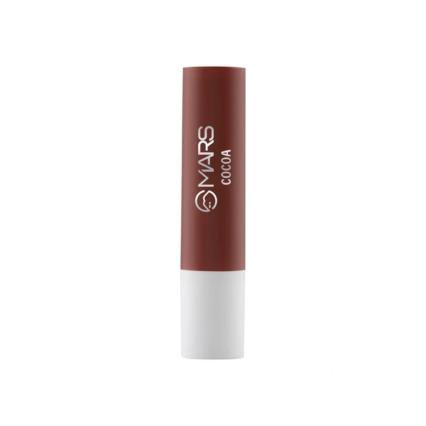 Mars Aqua Splash Tinted Lip Balm 06-COCOA with Shea Butter 3g | Jojoba Oil & Vitamin E | Passion Fruit Flavor | Moisturizing, Non-Sticky & Nourishing for Chapped Lips