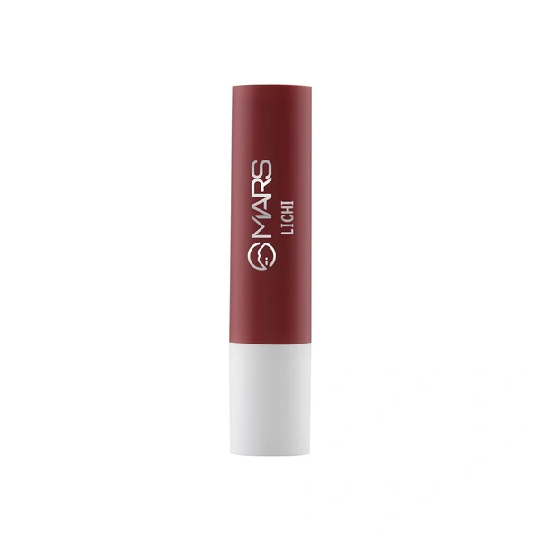 Mars Aqua Splash Tinted Lip Balm 07-LICHI with Shea Butter 3g | Jojoba Oil & Vitamin E | Passion Fruit Flavor | Moisturizing, Non-Sticky & Nourishing for Chapped Lips
