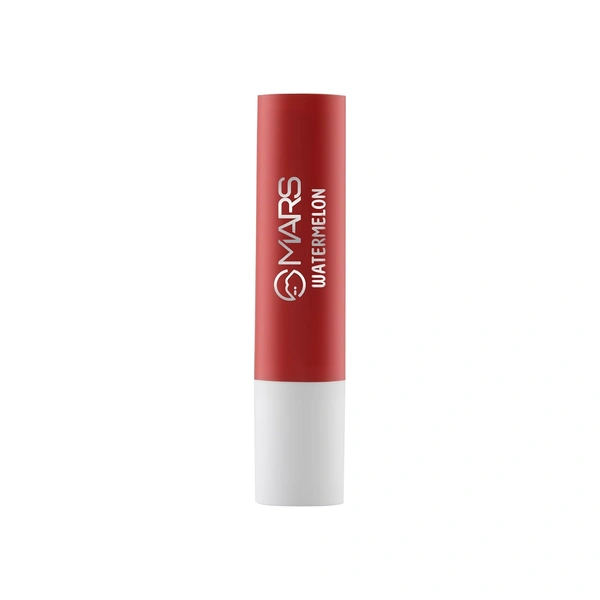 Mars Aqua Splash Tinted Lip Balm 08-WATERMELON with Shea Butter 3g | Jojoba Oil & Vitamin E | Passion Fruit Flavor | Moisturizing, Non-Sticky & Nourishing for Chapped Lips