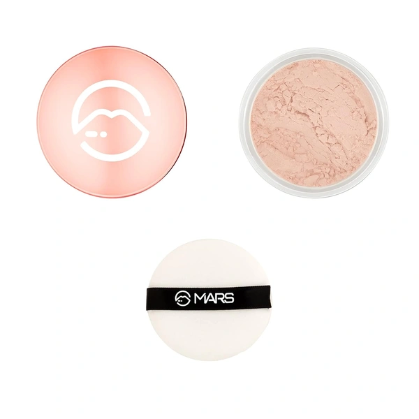 Mars Born To Bake Setting Powder Vanilla Extract, 10g | Matte Finish, Long-Lasting Oil Control & Sebum Management | Blurs Pores & Smooths Fine Lines