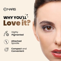 Mars Brow Better Eyebrow Pencil with Spoolie (Brown, 1.4g)| Smudge-Proof | Long-Lasting | Rich Pigmentation for Natural Brows