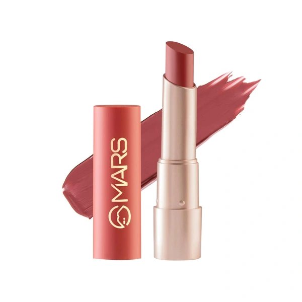 Mars MARS Creamy Matte Long-Lasting Lipstick for Women 3.2g (Shade 08-Hip-Hop)| Smooth & Lightweight | Single Swipe Application
