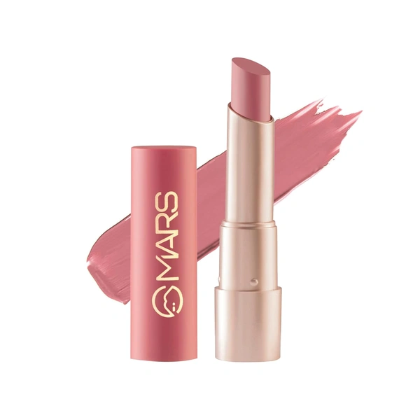 Mars MARS Creamy Matte Long-Lasting Lipstick for Women 3.2g (Shade 10-Disco Deewane)| Smooth & Lightweight | Single Swipe Application