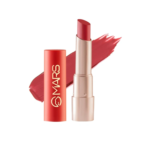 Mars MARS Creamy Matte Long-Lasting Lipstick for Women 3.2g (Shade 03-Jazz It Up)| Smooth & Lightweight | Single Swipe Application