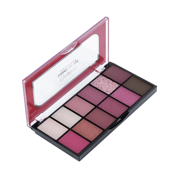 Mars Dance of Joy 12-Color Eyeshadow Palette 01 Multicolor, 13.2g| Highly Pigmented | Blendable Matte & Shimmer Finishes