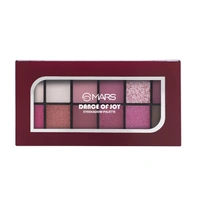 Mars Dance of Joy 12-Color Eyeshadow Palette 01 Multicolor, 13.2g| Highly Pigmented | Blendable Matte & Shimmer Finishes