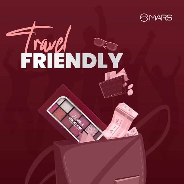 Mars Dance of Joy 12-Color Eyeshadow Palette 02 Multicolor, 13.2g| Highly Pigmented | Blendable Matte & Shimmer Finishes