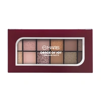 Mars Dance of Joy 12-Color Eyeshadow Palette 02 Multicolor, 13.2g| Highly Pigmented | Blendable Matte & Shimmer Finishes