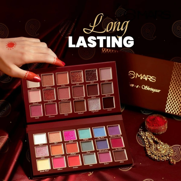 Mars Eyeshadow 36 Colur 36g , Jashan-E-Shrinaar Multicolor Palette