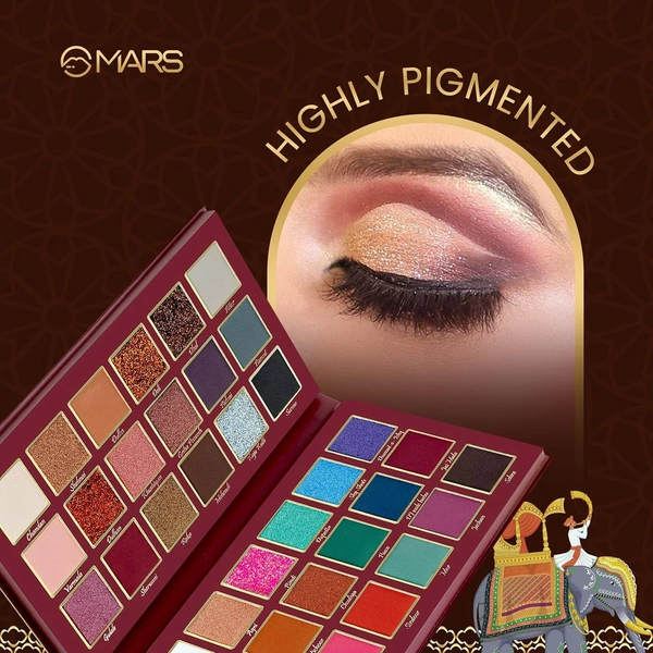 Mars Eyeshadow 36 Colur 36g , Jashan-E-Shrinaar Multicolor Palette