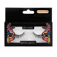 Mars Fabulash False Eyelashes 12 Party Ready| Lightweight | Synthetic Lashes | Easy Fit |All Eye Shapes