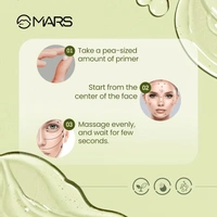 Mars Glow O' Clock Gel 30ml| Hydrating & Dewy Finish | Gripping Primer with Green Tea Extracts | Long-Lasting Power Grip | Smooth Makeup Base | Ideal for Dry Skin