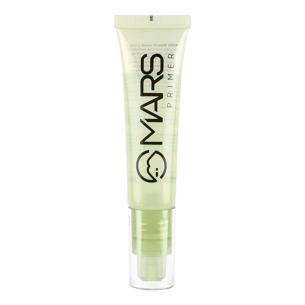 Mars Glow O' Clock Gel 30ml| Hydrating & Dewy Finish | Gripping Primer with Green Tea Extracts | Long-Lasting Power Grip | Smooth Makeup Base | Ideal for Dry Skin