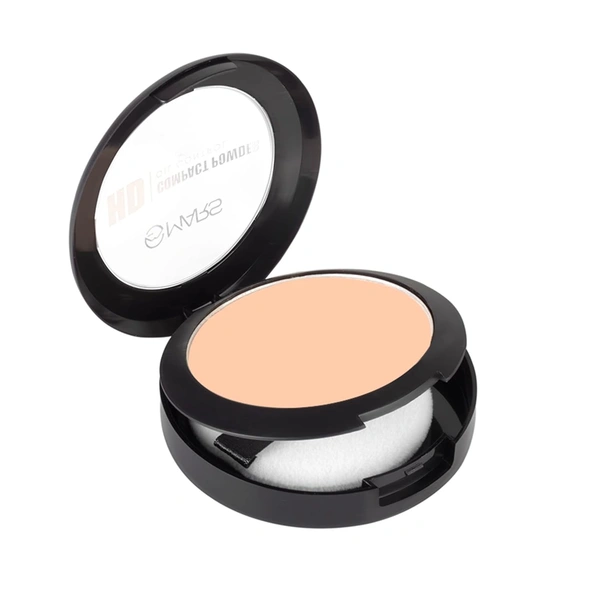 Mars HD Mattifying Compact Powder 04 Brown Sugar (8g) | Long-Lasting | Lightweight Formula | Oil Control |Flawless Matte Finish
