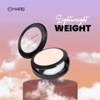 Mars HD Mattifying Compact Powder 01 Icing (8g) | Long-Lasting | Lightweight Formula | Oil Control |Flawless Matte Finish