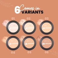 Mars HD Mattifying Compact Powder 01 Icing (8g) | Long-Lasting | Lightweight Formula | Oil Control |Flawless Matte Finish