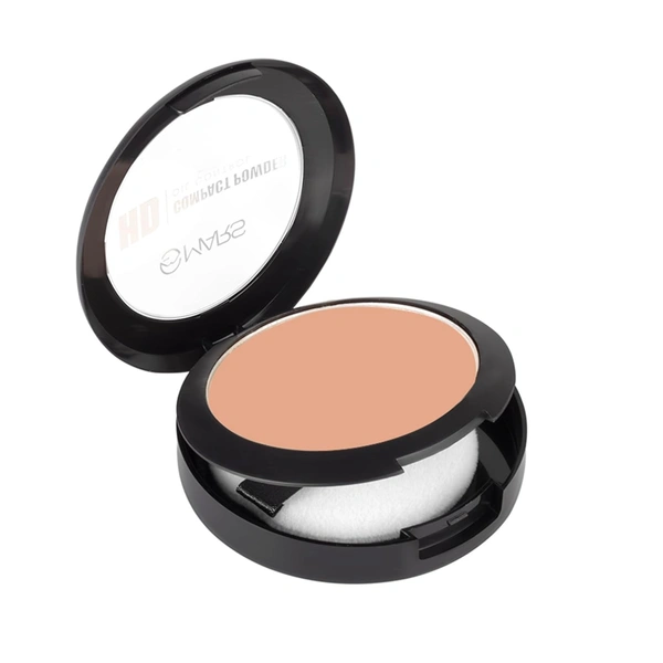 Mars HD Mattifying Compact Powder 06 Cocoa (8g) | Long-Lasting | Lightweight Formula | Oil Control |Flawless Matte Finish